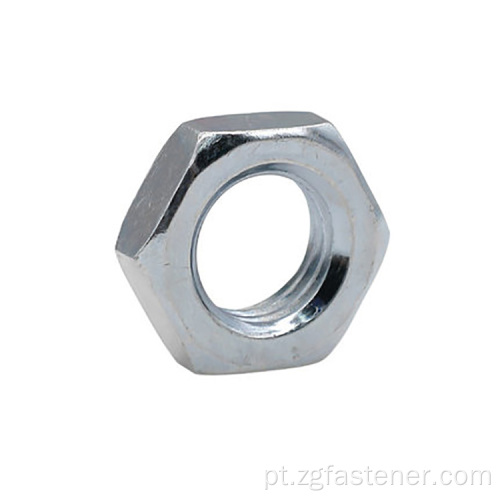 GB6172 azul branco zinco galvanizado nozes finas hexagon